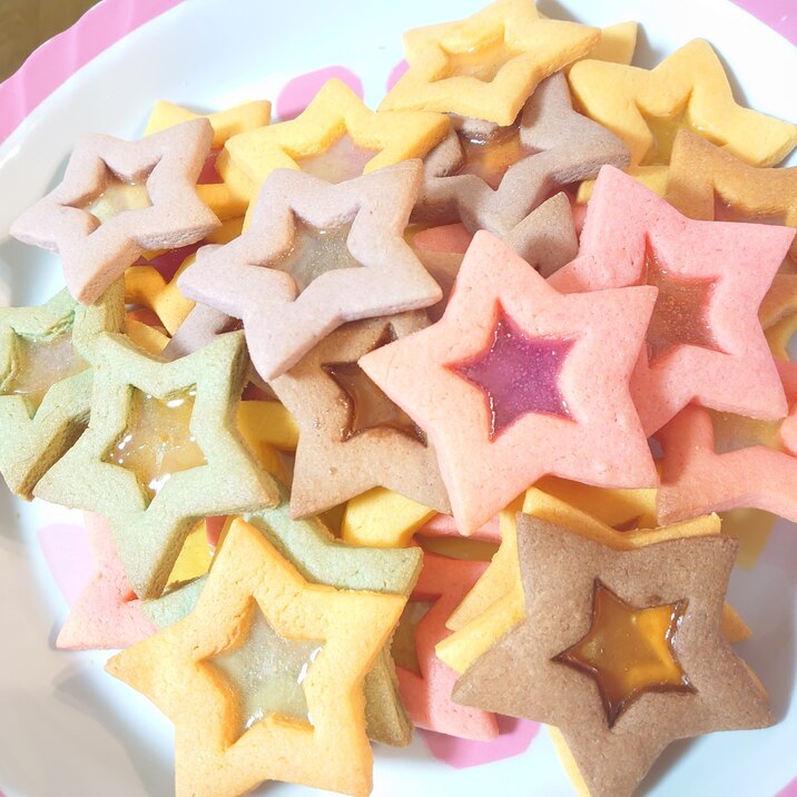 バレンタイン ステンドグラスクッキー レシピ 作り方 By Rururu13 楽天レシピ